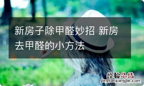 新房子除甲醛妙招 新房去甲醛的小方法