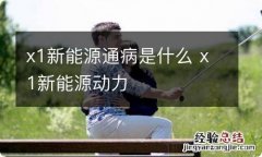 x1新能源通病是什么 x1新能源动力