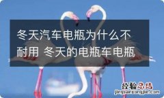 冬天汽车电瓶为什么不耐用 冬天的电瓶车电瓶为什么不耐用