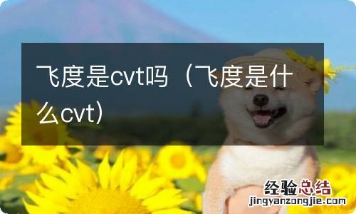 飞度是什么cvt 飞度是cvt吗