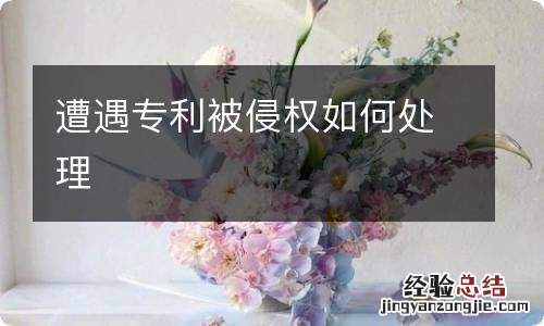 遭遇专利被侵权如何处理