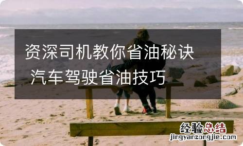 资深司机教你省油秘诀 汽车驾驶省油技巧