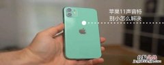 iPhone11声音特别小怎么解决