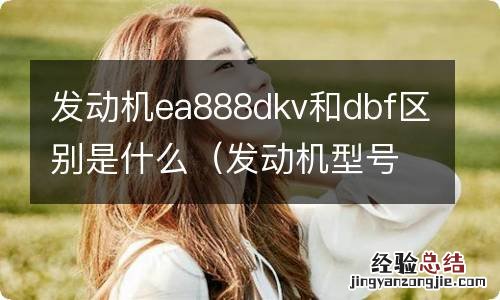 发动机型号dbf和ea888的区别 发动机ea888dkv和dbf区别是什么