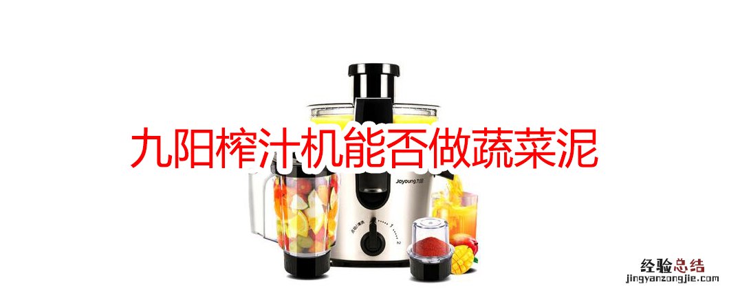 榨汁机可以做蔬菜泥吗