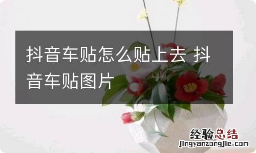 抖音车贴怎么贴上去 抖音车贴图片