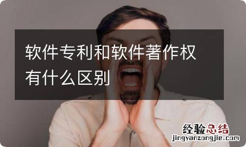 软件专利和软件著作权有什么区别