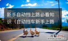 自动挡车新手上路需要注意什么 新手自动挡上路必看知识