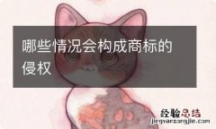 哪些情况会构成商标的侵权