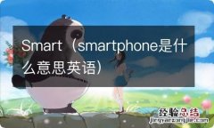 smartphone是什么意思英语 Smart