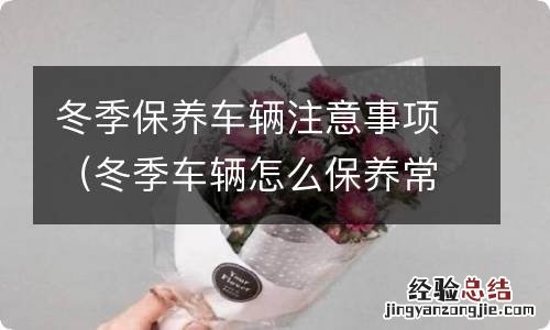 冬季车辆怎么保养常识 冬季保养车辆注意事项