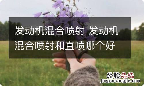 发动机混合喷射 发动机混合喷射和直喷哪个好