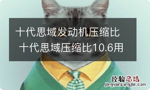 十代思域发动机压缩比 十代思域压缩比10.6用什么汽油