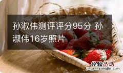 孙淑伟测评评分95分 孙淑伟16岁照片