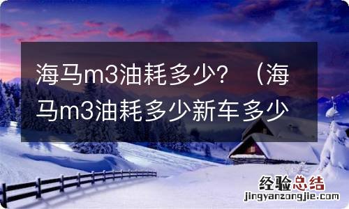 海马m3油耗多少新车多少钱 海马m3油耗多少？