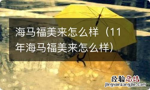 11年海马福美来怎么样 海马福美来怎么样