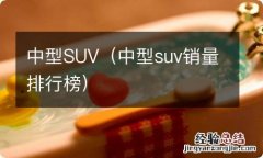 中型suv销量排行榜 中型SUV