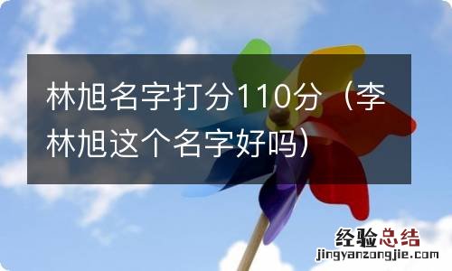 李林旭这个名字好吗 林旭名字打分110分