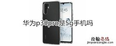 华为p30 pro是5g手机吗