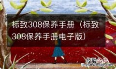 标致308保养手册电子版 标致308保养手册