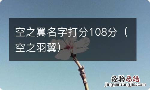 空之羽翼 空之翼名字打分108分