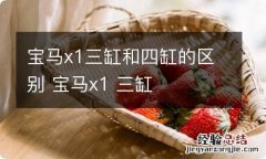 宝马x1三缸和四缸的区别 宝马x1 三缸