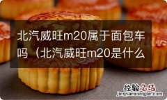 北汽威旺m20是什么车 北汽威旺m20属于面包车吗