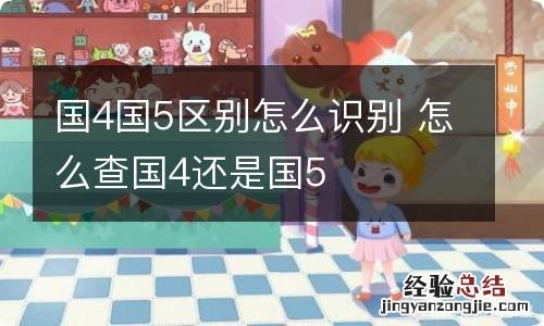 国4国5区别怎么识别 怎么查国4还是国5