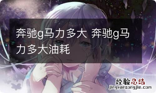 奔驰g马力多大 奔驰g马力多大油耗