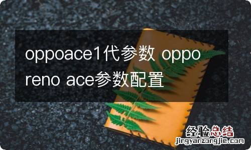 oppoace1代参数 oppo reno ace参数配置