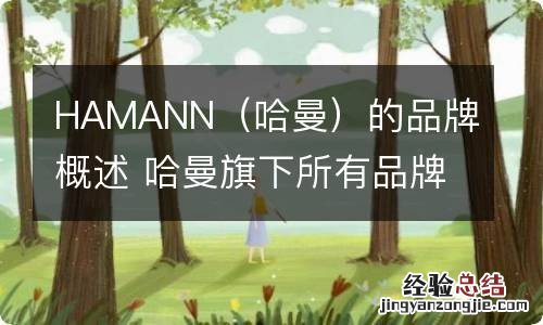 哈曼 HAMANN的品牌概述 哈曼旗下所有品牌