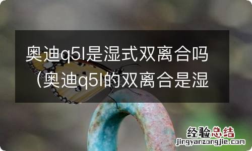 奥迪q5l的双离合是湿式的嘛 奥迪q5l是湿式双离合吗
