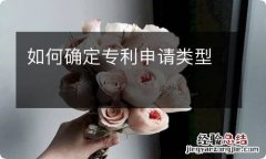 如何确定专利申请类型