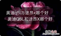 奥迪q5l与途昂x哪个好 奥迪Q5L和途昂X哪个好