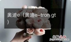 奥迪e-tron gt 奥迪e