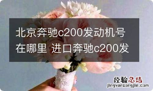 北京奔驰c200发动机号在哪里 进口奔驰c200发动机号在哪