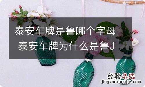 泰安车牌是鲁哪个字母 泰安车牌为什么是鲁J