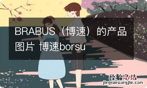 博速 BRABUS的产品图片 博速borsu