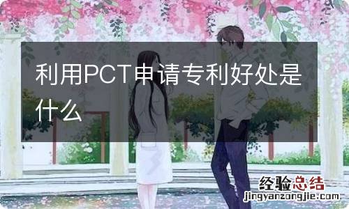 利用PCT申请专利好处是什么