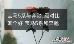 宝马5系与奔驰c级对比哪个好 宝马5系和奔驰c级哪个好