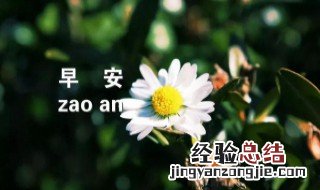 早上好励志正能量句子