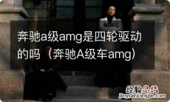 奔驰A级车amg 奔驰a级amg是四轮驱动的吗