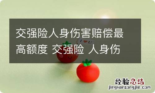 交强险人身伤害赔偿最高额度 交强险 人身伤害赔偿额度