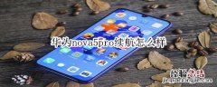 华为nova5pro续航怎么样