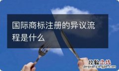 国际商标注册的异议流程是什么