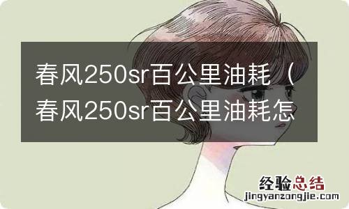 春风250sr百公里油耗怎么看 春风250sr百公里油耗