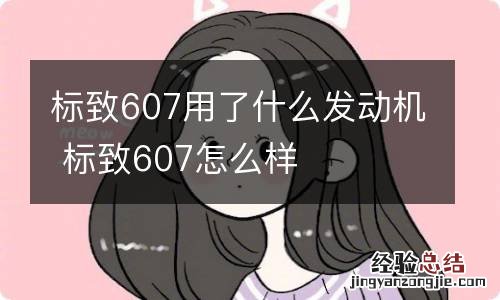 标致607用了什么发动机 标致607怎么样