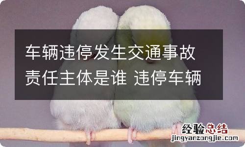 车辆违停发生交通事故责任主体是谁 违停车辆在交通事故中的责任