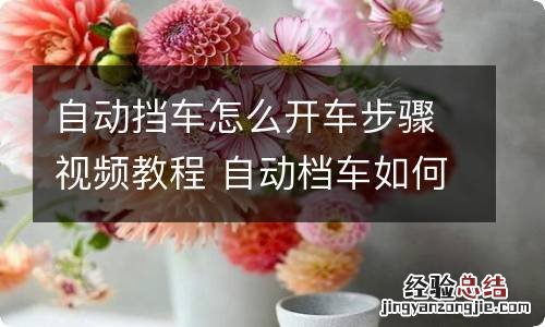 自动挡车怎么开车步骤视频教程 自动档车如何开车视频