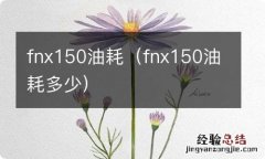 fnx150油耗多少 fnx150油耗